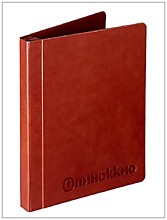 Папки из коже заменителя с тиснением