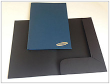 Изготовление папок из дизайнерского картона с нанесением Логотипа