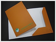 Печать папко из картона с полноцветной печатью