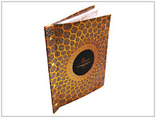 Папка Меню из картона с ламинацией