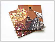 Папка Меню из картона с цветной печатью