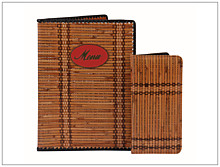 Папки Меню из искусственной кожи с шильдиком